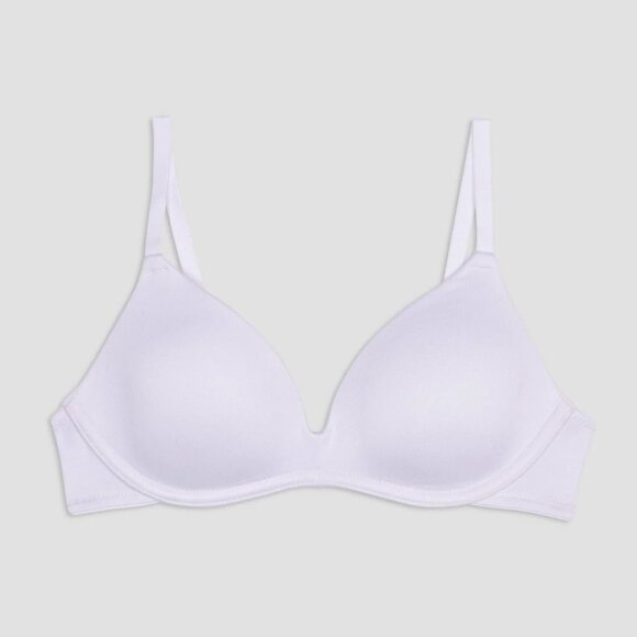 #369 Maidenform Girls' Microfiber Underwire Bra - White 34A - Picture 1 of 1